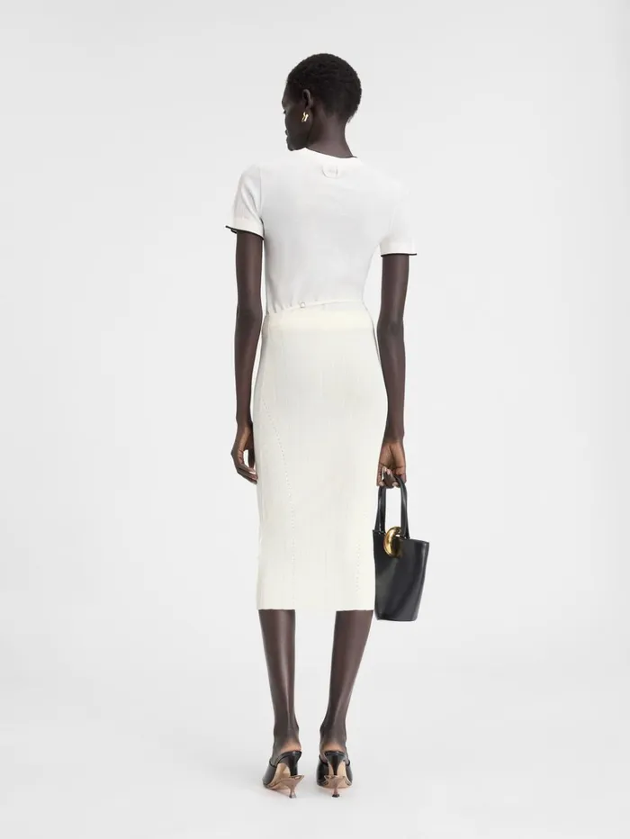Women Dresses and Skirts JACQUEMUS The Pral Skirt Offwhite Women Dresses and Skirts JACQUEMUS The Pral Skirt Offwhite