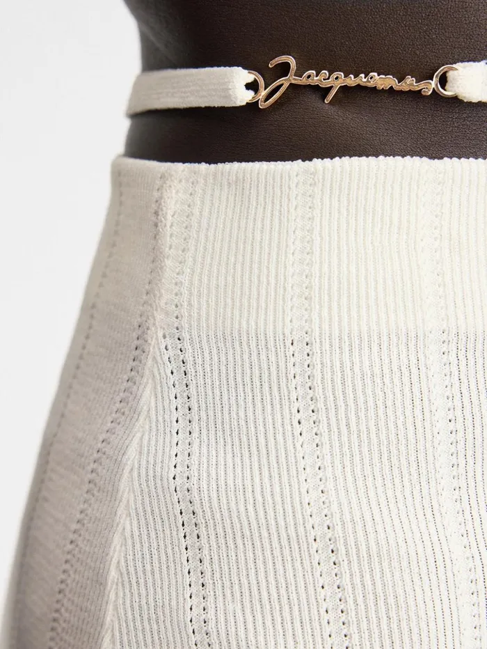 Women Dresses and Skirts JACQUEMUS The Pral Skirt Offwhite Women Dresses and Skirts JACQUEMUS The Pral Skirt Offwhite