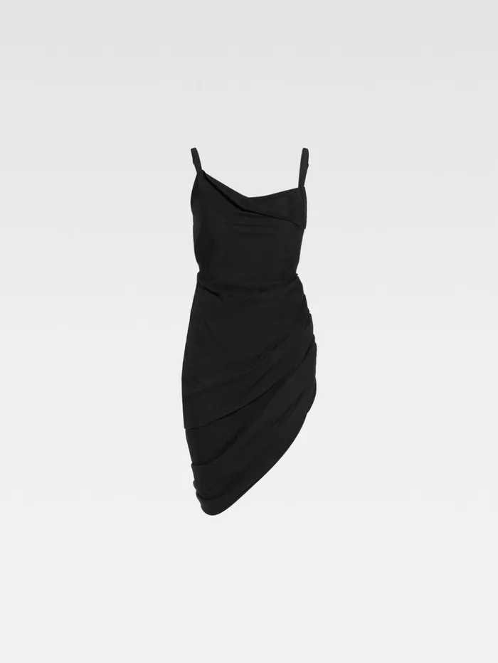 Women Dresses and Skirts JACQUEMUS The Saudade Dress Black Women Dresses and Skirts JACQUEMUS The Saudade Dress Black