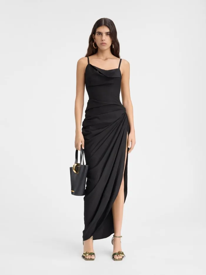 Women Dresses and Skirts JACQUEMUS The Saudade Long Dress Black