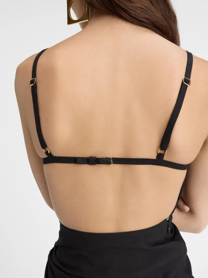 Women Dresses and Skirts JACQUEMUS The Saudade Long Dress Black Women Dresses and Skirts JACQUEMUS The Saudade Long Dress Black