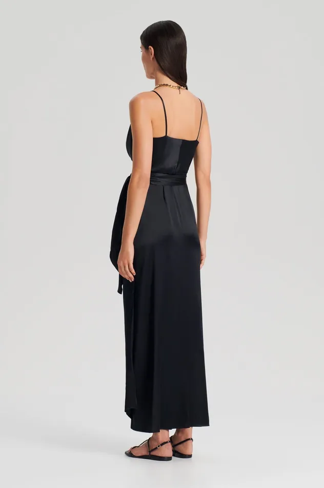 Women Dresses Scanlan Theodore SILK WRAP DRESS BLACK Women Dresses Scanlan Theodore SILK WRAP DRESS BLACK