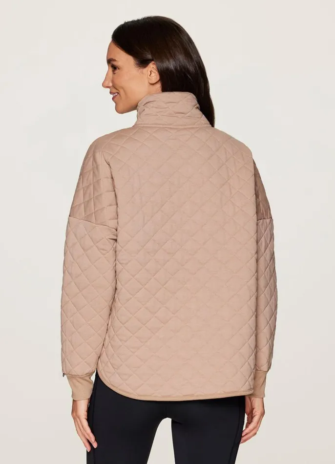 Women Echo Quilted Jacket Latte RBX Active Jackets
