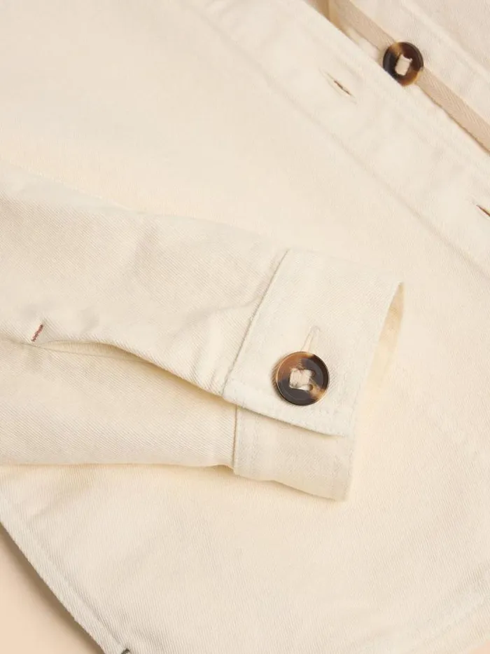 Women Eden Denim Relaxed Jacket Light Natural White Stuff Coats and Jackets