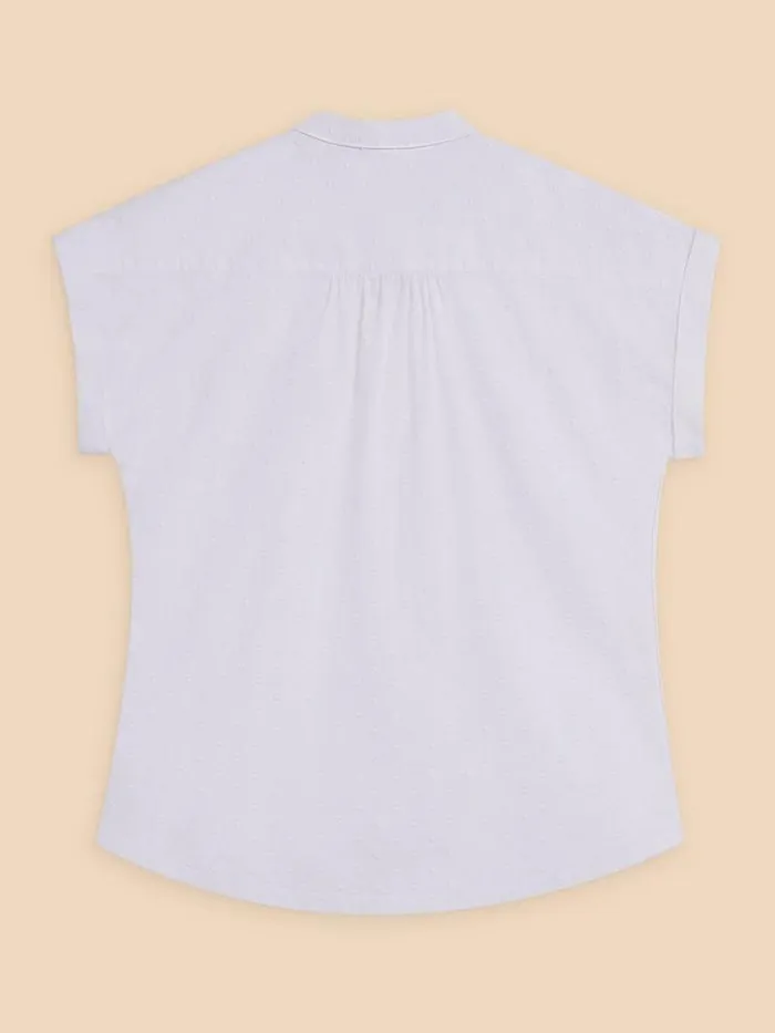 Women Ellie Organic Cotton Shirt Pale Ivory White Stuff Shirts and Blouses Women Ellie Organic Cotton Shirt Pale Ivory White Stuff Shirts and Blouses
