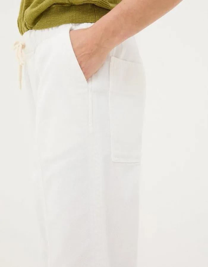 Women FatFace Pants and Leggings Ashli Tapered Cargo Pants Ivory
