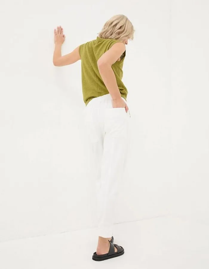 Women FatFace Pants and Leggings Ashli Tapered Cargo Pants Ivory