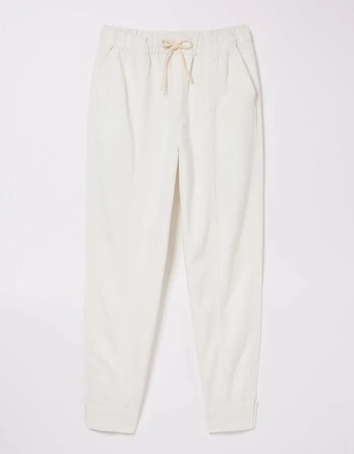 Women FatFace Pants and Leggings Ashli Tapered Cargo Pants Ivory