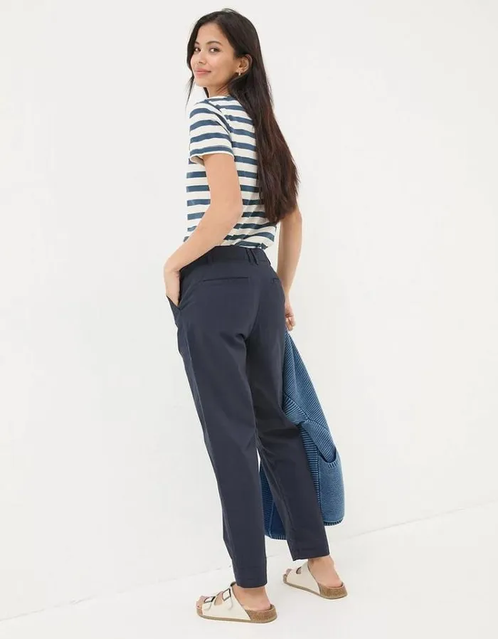 Women FatFace Pants and Leggings Rye Chinos Navy