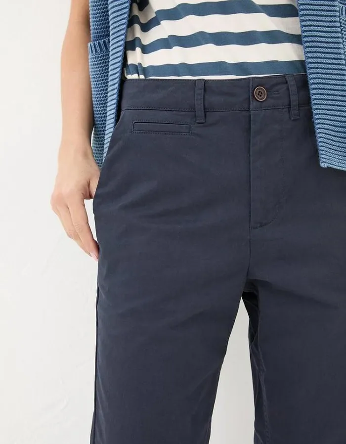 Women FatFace Pants and Leggings Rye Chinos Navy