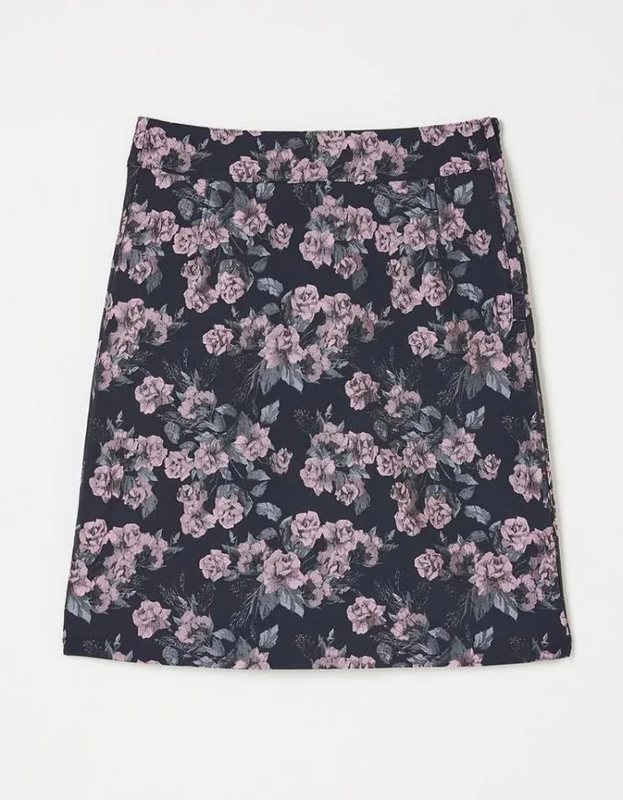 Women FatFace Skirts Cally Jacquard Mini Skirt Navy