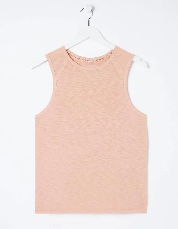 Women FatFace Tops and TShirts Ione Vest Light Pink