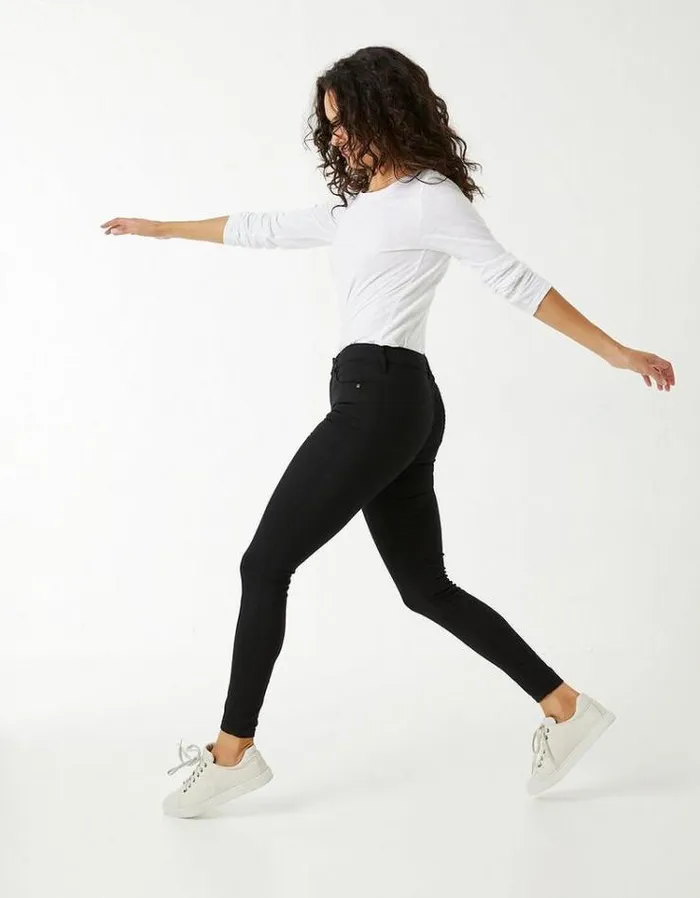 Women FatFace Women039s Sale High Waist Jeggings Black