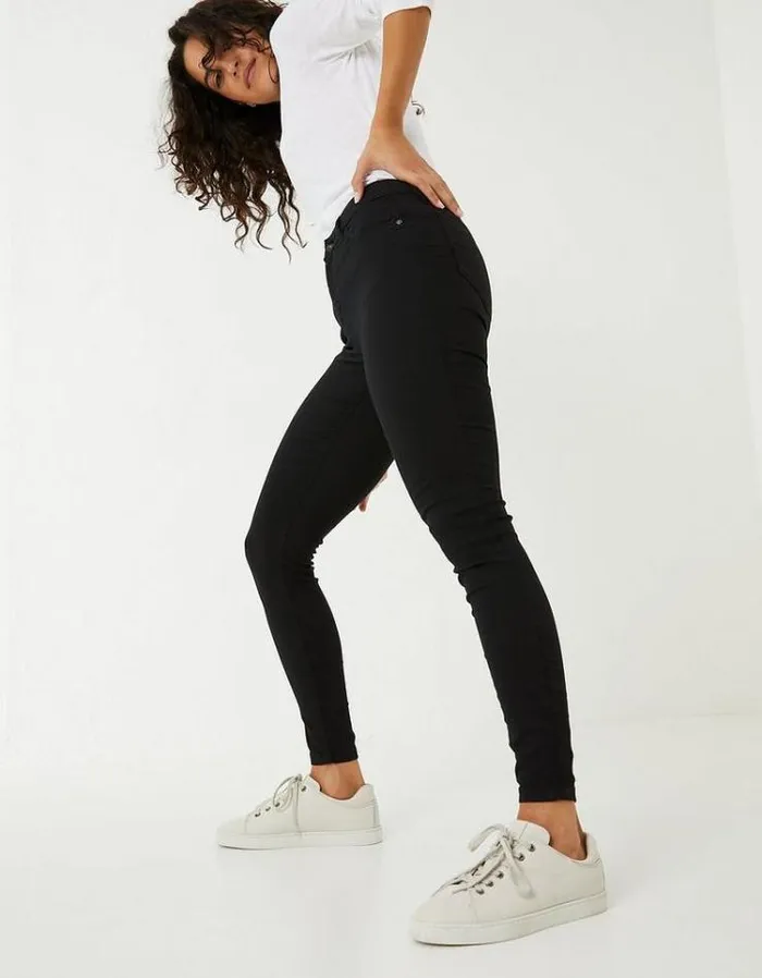 Women FatFace Women039s Sale High Waist Jeggings Black