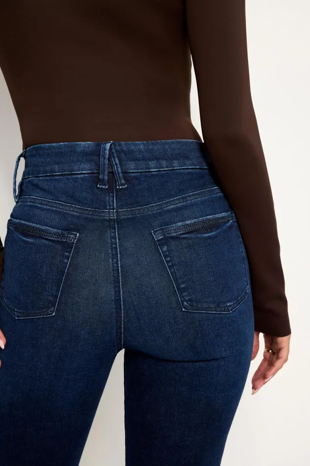 Women GOOD AMERICAN Jeans ALWAYS FITS GOOD CURVE STRAIGHTJEANS Indigo707