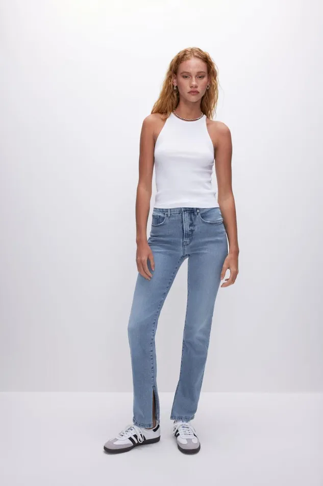 Women GOOD AMERICAN Jeans GOOD BOY STRAIGHTJEANS Indigo382