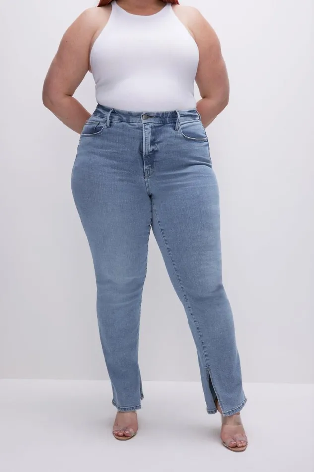 Women GOOD AMERICAN Jeans GOOD BOY STRAIGHTJEANS Indigo382