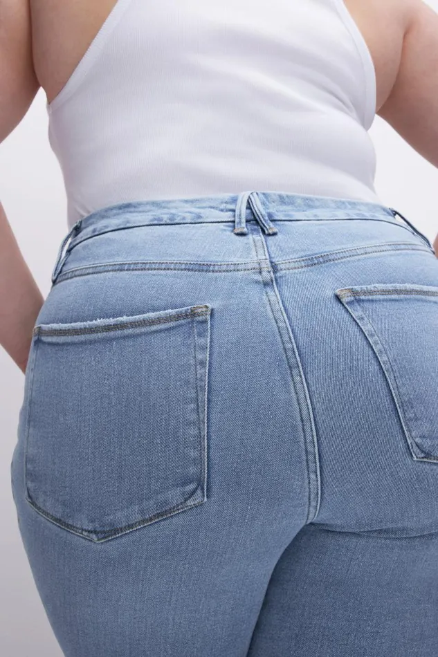 Women GOOD AMERICAN Jeans GOOD BOY STRAIGHTJEANS Indigo382