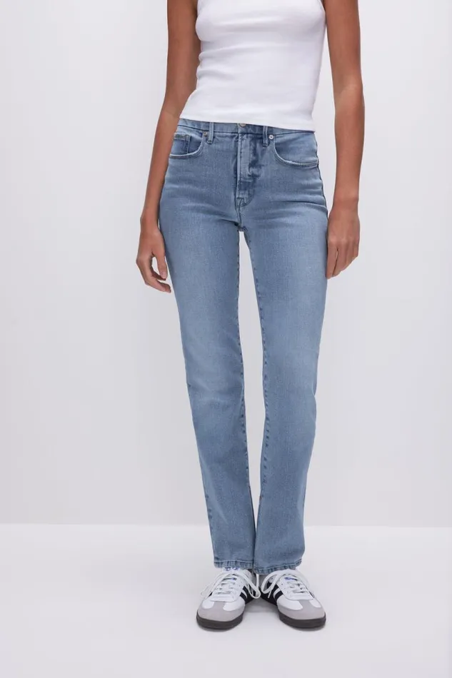Women GOOD AMERICAN Jeans GOOD BOY STRAIGHTJEANS Indigo382