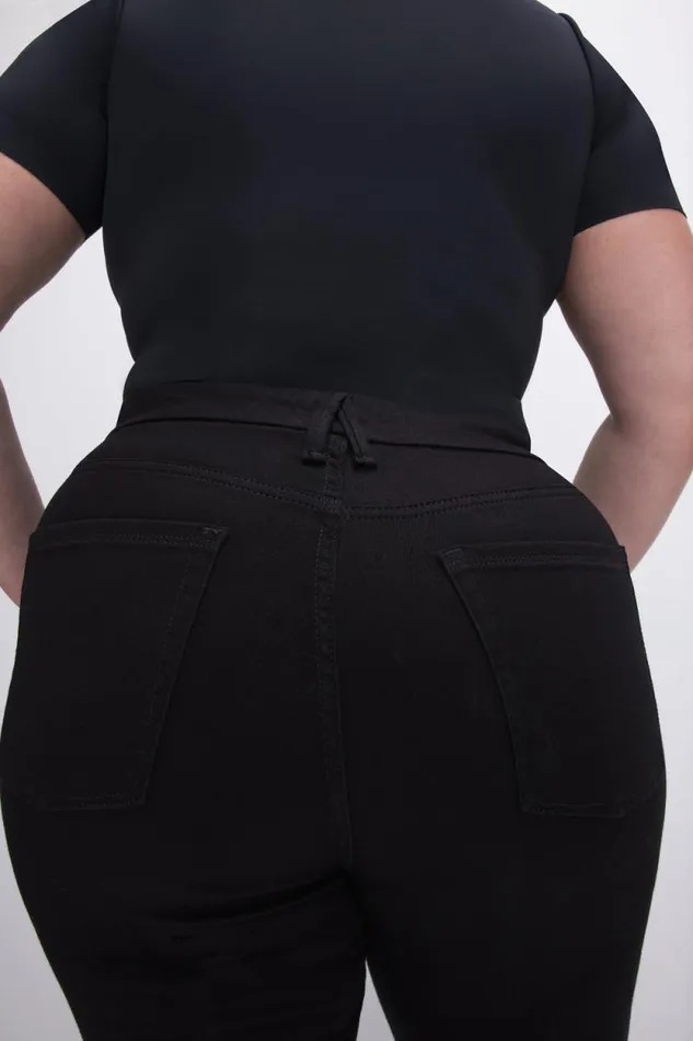 Women GOOD AMERICAN Jeans GOOD LEGS FLARE NEVER FADEJEANS Black001