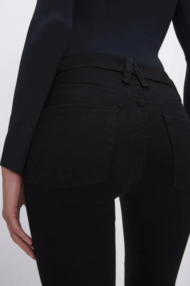 Women GOOD AMERICAN Jeans GOOD LEGS FLARE NEVER FADEJEANS Black001