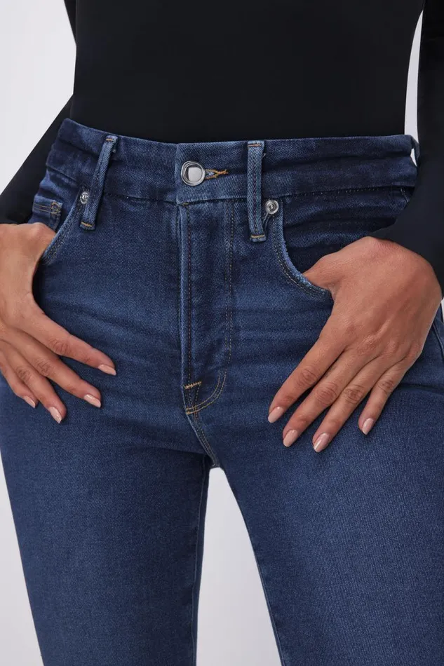 Women GOOD AMERICAN Jeans GOOD LEGS SKINNYJEANS Blue866