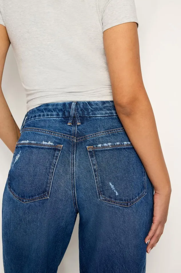 Women GOOD AMERICAN Jeans GOOD SKATE WIDEJEANS Indigo713