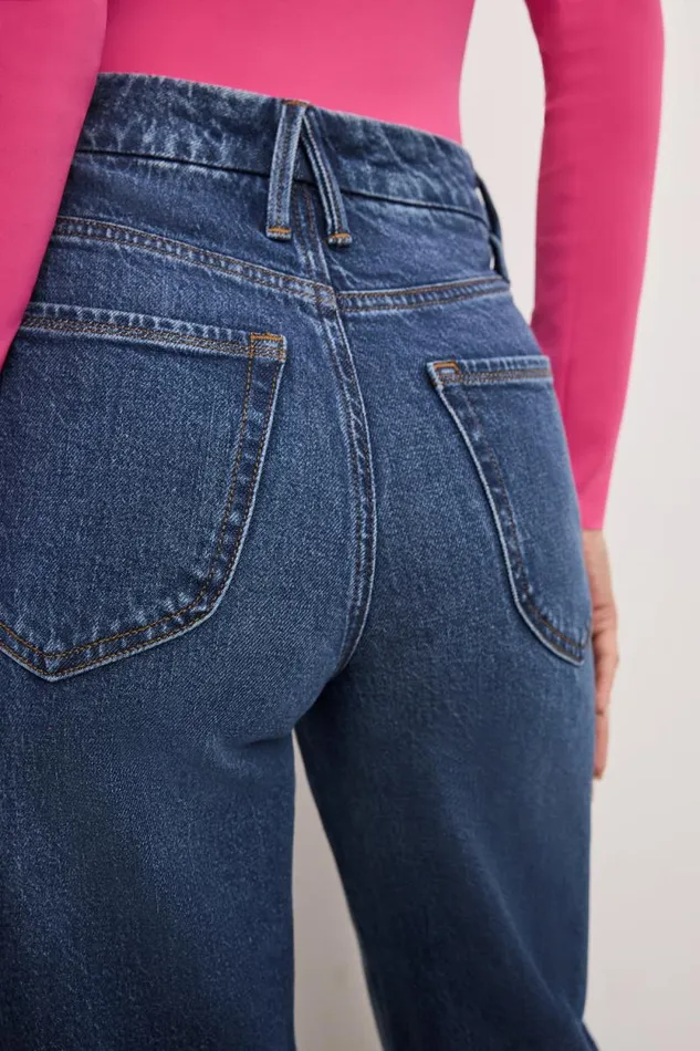 Women GOOD AMERICAN Jeans GOOD WAIST PALAZZOJEANS Indigo759
