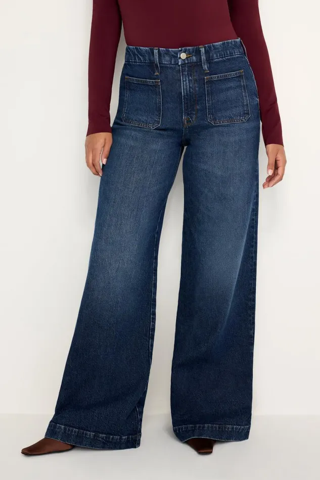 Women GOOD AMERICAN Jeans GOOD WAIST PALAZZOJEANS Indigo759