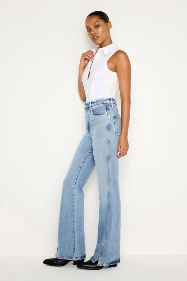 Women GOOD AMERICAN Jeans SOFTTECH GOOD CURVE BOOTCUTJEANS Indigo711