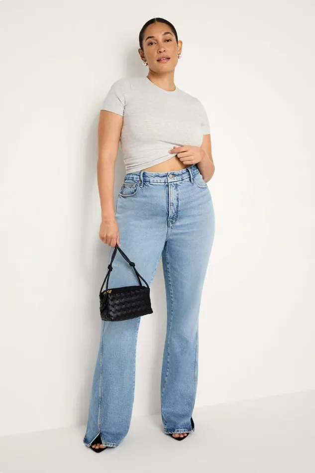 Women GOOD AMERICAN Jeans SOFTTECH GOOD CURVE BOOTCUTJEANS Indigo711