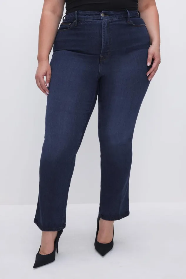 Women GOOD AMERICAN Jeans SOFTTECH GOOD CURVE STRAIGHTJEANS Indigo537