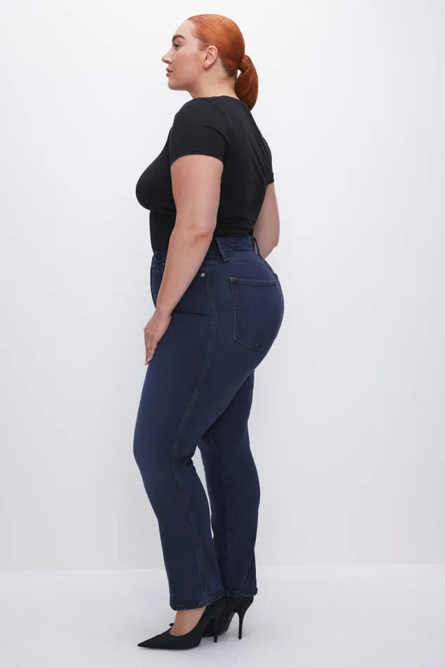 Women GOOD AMERICAN Jeans SOFTTECH GOOD CURVE STRAIGHTJEANS Indigo537