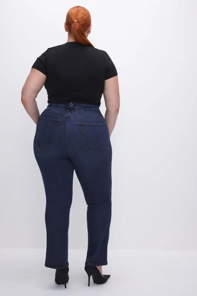 Women GOOD AMERICAN Jeans SOFTTECH GOOD CURVE STRAIGHTJEANS Indigo537