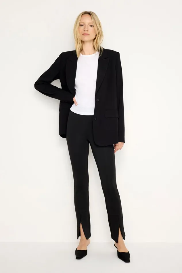 Women GOOD AMERICAN Outerwear ESSENTIAL SUITING OVERSIZEDBLAZER Black001