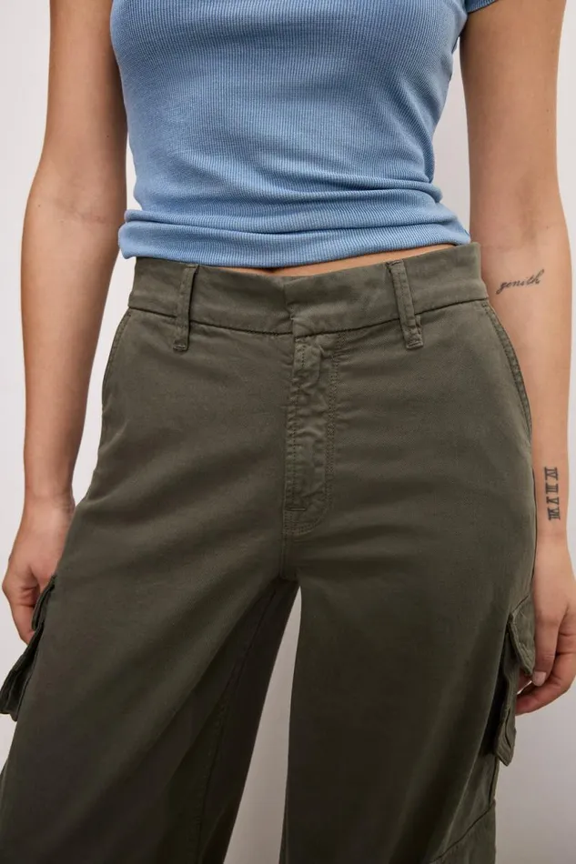 Women GOOD AMERICAN Pants GOOD SKATE TWILL CARGOPANTS Fatigue001 Women GOOD AMERICAN Pants GOOD SKATE TWILL CARGOPANTS Fatigue001