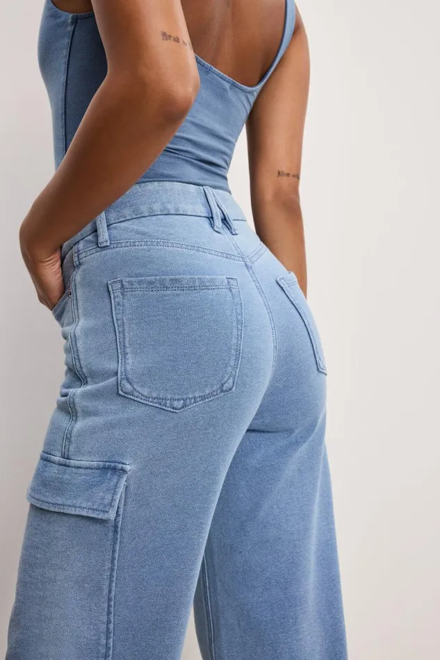 Women GOOD AMERICAN Pants JEANIUS GOOD SKATE CARGOPANTS Indigo376 Women GOOD AMERICAN Pants JEANIUS GOOD SKATE CARGOPANTS Indigo376