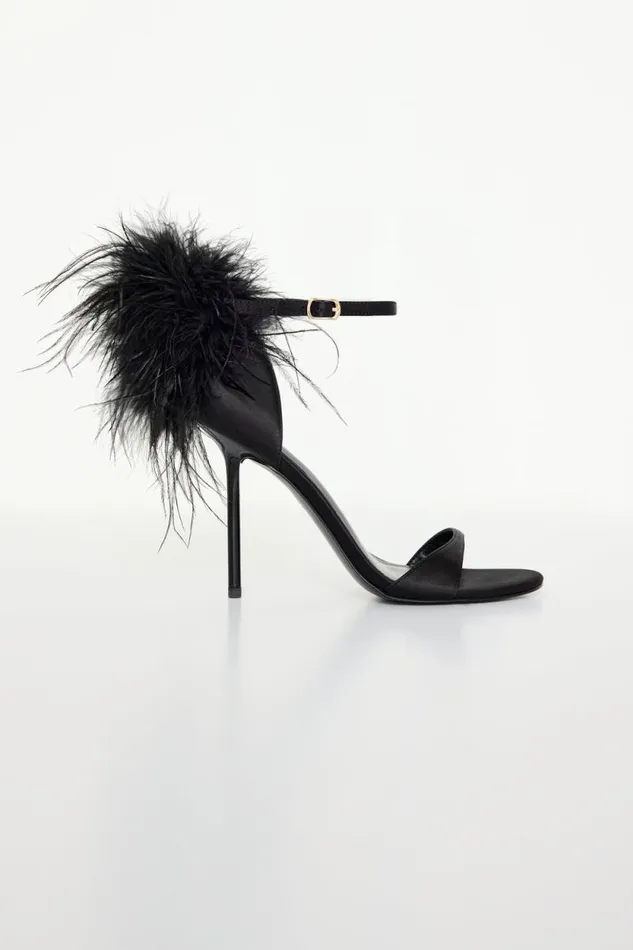 Women GOOD AMERICAN Shoes FEATHERHEELS Black001