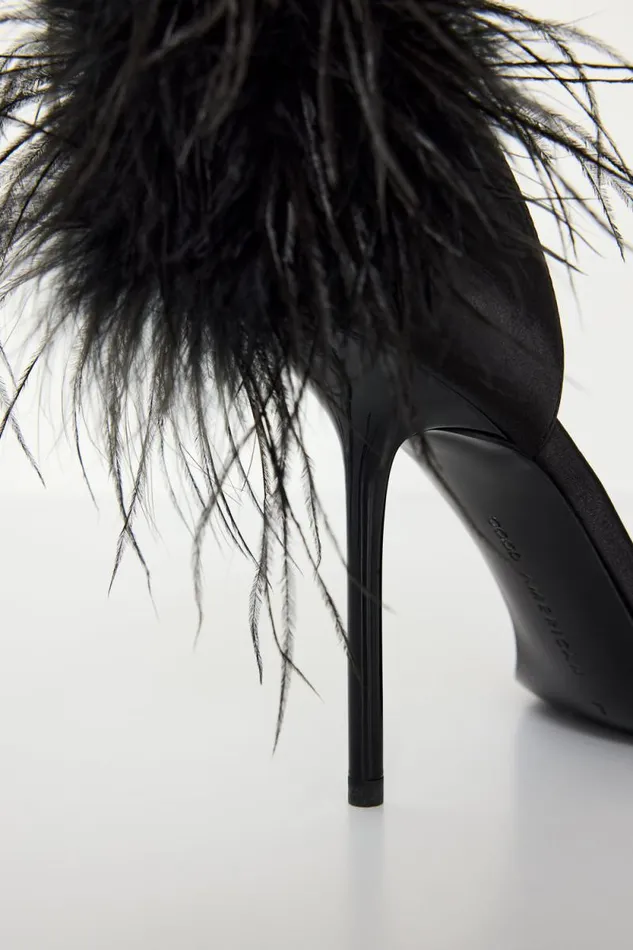 Women GOOD AMERICAN Shoes FEATHERHEELS Black001
