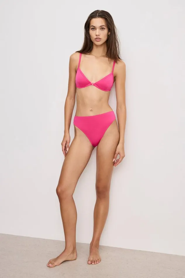 Women GOOD AMERICAN Swim CAPRI BIKINITOP Ballerina Pink004