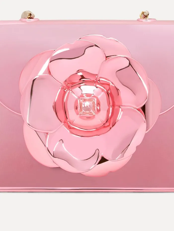 Women Handbags Oscar De La Renta 3D Printed Nano TRO Bag Rose Women Handbags Oscar De La Renta 3D Printed Nano TRO Bag Rose
