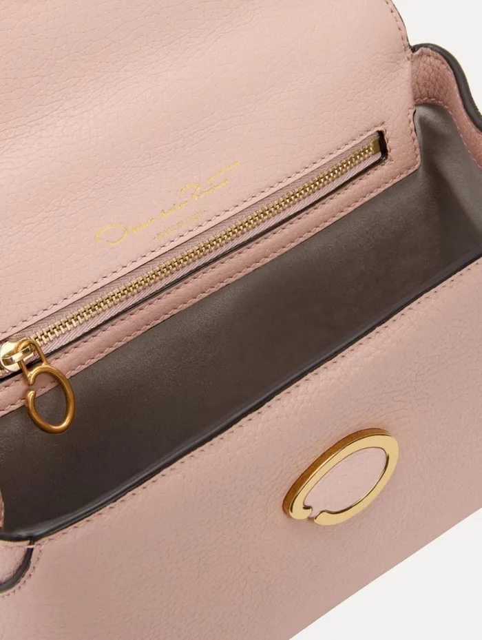 Women Handbags Oscar De La Renta The Mini Poppy Blush