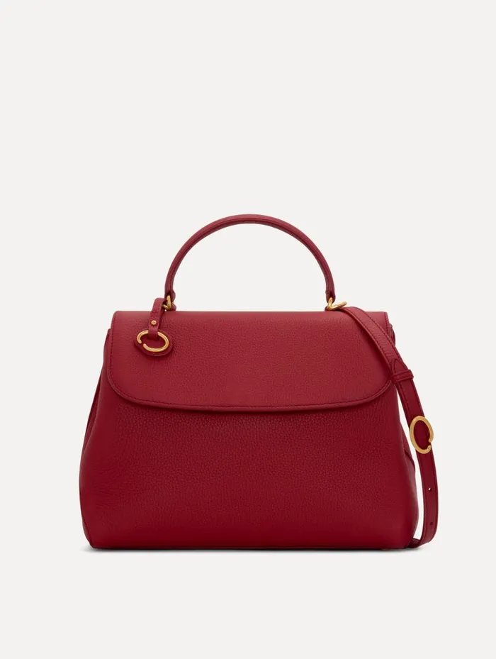 Women Handbags Oscar De La Renta The Poppy Scarlet