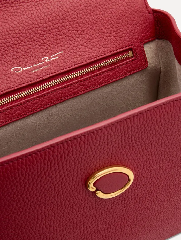 Women Handbags Oscar De La Renta The Poppy Scarlet