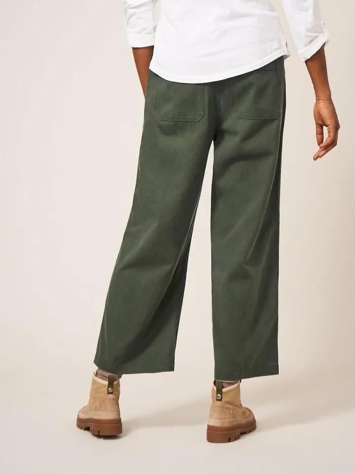 Women Harper Wide Leg Trouser Dark Green White Stuff Trousers Women Harper Wide Leg Trouser Dark Green White Stuff Trousers