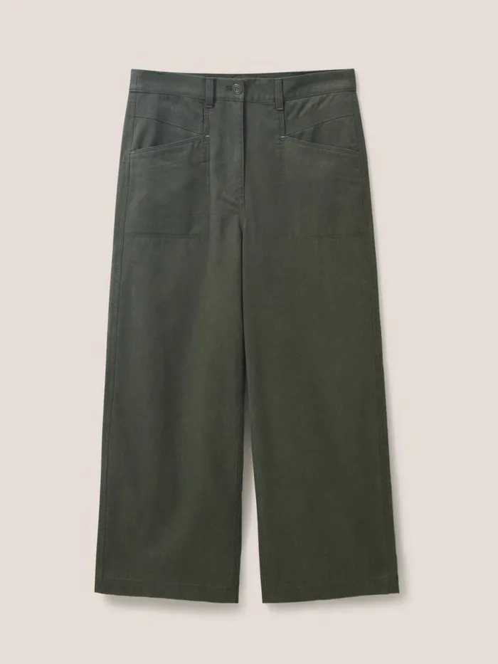 Women Harper Wide Leg Trouser Dark Green White Stuff Trousers Women Harper Wide Leg Trouser Dark Green White Stuff Trousers