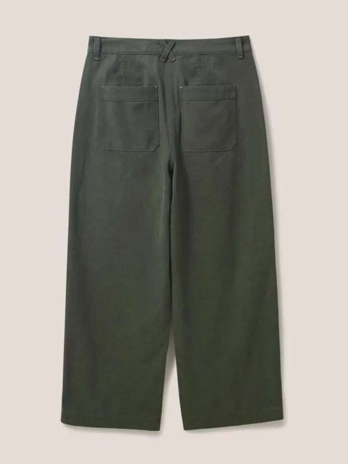 Women Harper Wide Leg Trouser Dark Green White Stuff Trousers Women Harper Wide Leg Trouser Dark Green White Stuff Trousers