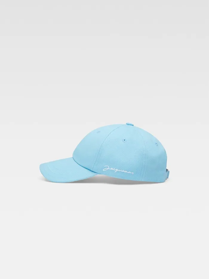 Women Hats JACQUEMUS The Jacquemus Cap Blue Women Hats JACQUEMUS The Jacquemus Cap Blue
