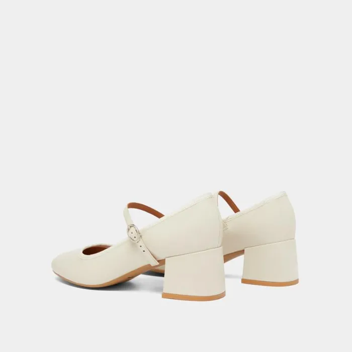 Women Heeled Babies Ecru JONAK Babies Saloms