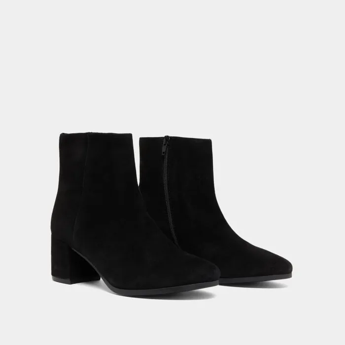 Women Heeled Lowboots Black JONAK Ankle Boots Lowboots